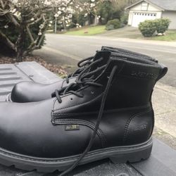 Safety Steel Toe Leather Work Shoes Brand New Never Used Size 13 W Construction Boeing 