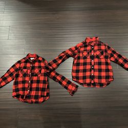 Buffalo Plaid Red Kids Shirt 