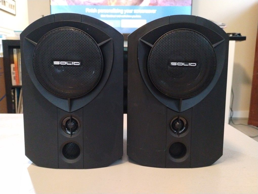 Pair Of Solid By B&W Speakers