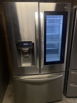 2020 Model Instaview Lg French Doors Stainless Steel Refrigerator 