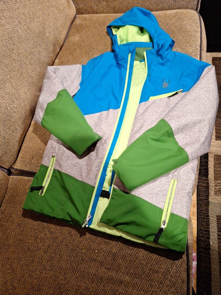New Spyder Ski Jacket Youth Xl Or Mens S