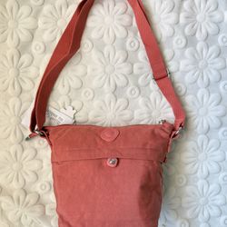 Lightweight Water-Resistant Crossbody Bucket Bag - Multi-Pocket Mini Messenger