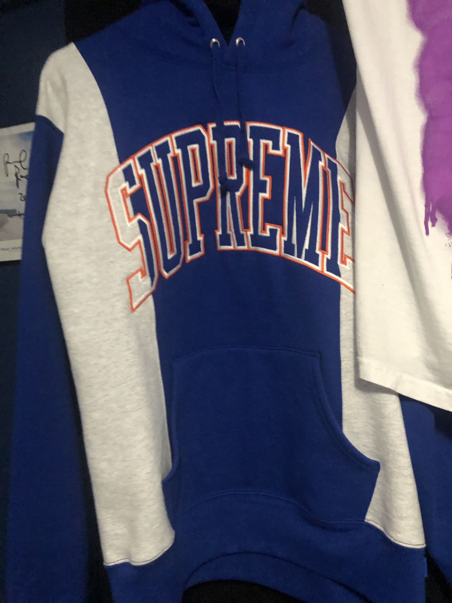 Supreme arc logo hoodie
