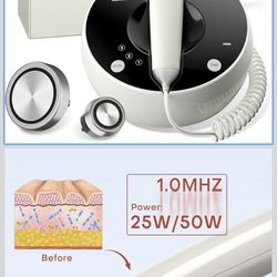 MLAY Professional RF Beauty Machine, Radio Frequency Face Machine with 2 Probes, at Home Radio Frequency Skin Tightening for Lifting, Wrinkle Reducing