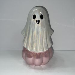 Halloween Iridescent Ghost Statue