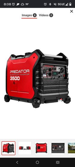 Generator Predator 3500 Inverter  $400 OBO