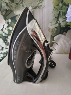 Plancha sunbeam aero ceramic soleplate iron black 1600w high performance iron