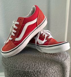 Red Vans Sneakers Size 2