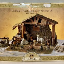 Vintage Grandeur Noel Porcelain Nativity Set