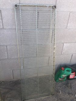 Metal shelf rack