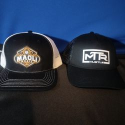 2 Mesh Trucker Hats (Maoli Music & MTR Hustle)