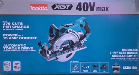 Makita 40v 7 1/4 Circular Saw kit