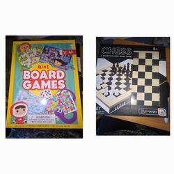🆕️ 4 IN 1 BOARD GAMES FOR KIDS OR CHESS