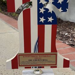 VINTAGE 1975 71ST HUNTINGTON BEACH 4TH OF JULY BICENTENNIAL HISTORICAL AWARD PARADE TROPHY!! WOW!