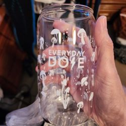 Everydose Mushroom Coffee Glass