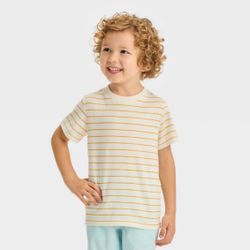 Toddler Boys Short Sleeve Jersey Knit T-Shirt - Mustard Yellow 2T Boys T-shirt