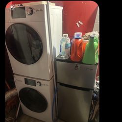 washer& Dryer & mini refrigerator 