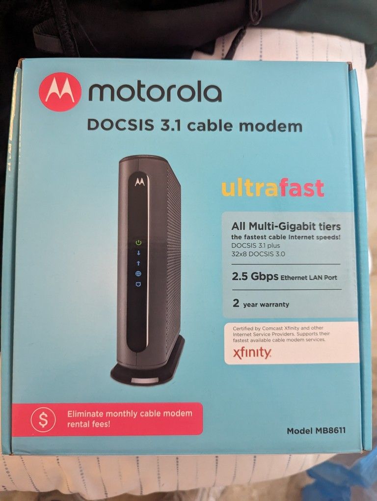 Motorola Docsis 3.1 Cable Modem
