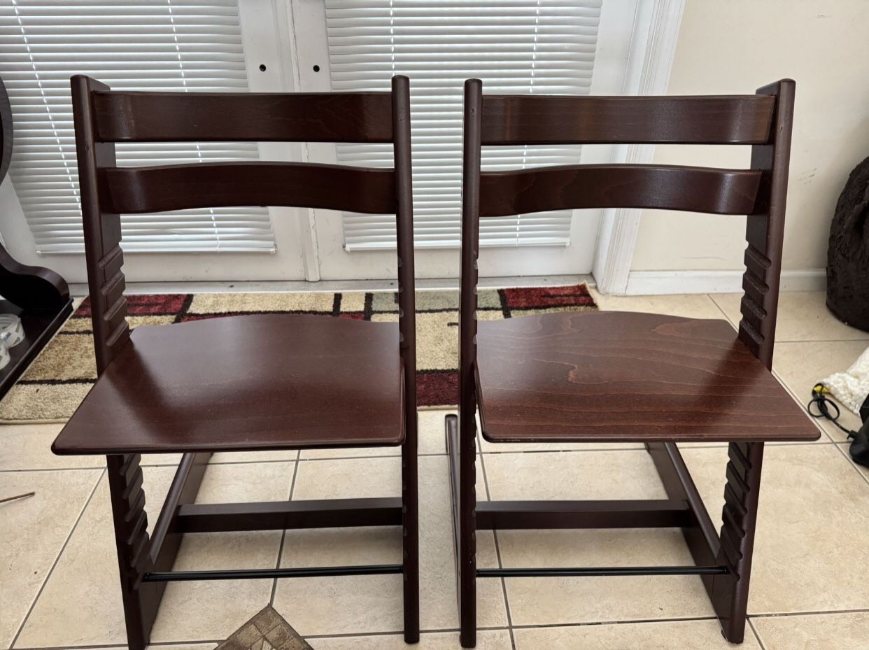 Stoke Tripp Trapp Adjustable Convertible Chair for Toddlers Children and Adults (2)Available