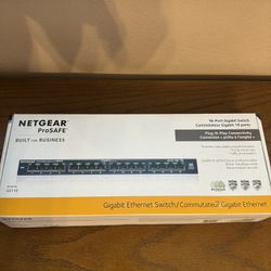 NETGEAR ProSafe 16 Port Gigabit Switch 