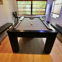 Dining / Pool convertible table. 7’