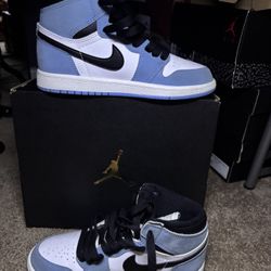 Size 1.5 (PS) USED- Jordan 1 Retro OG High University Blue