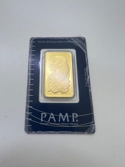 Gold24k Bar Pamp With Certificate By Store