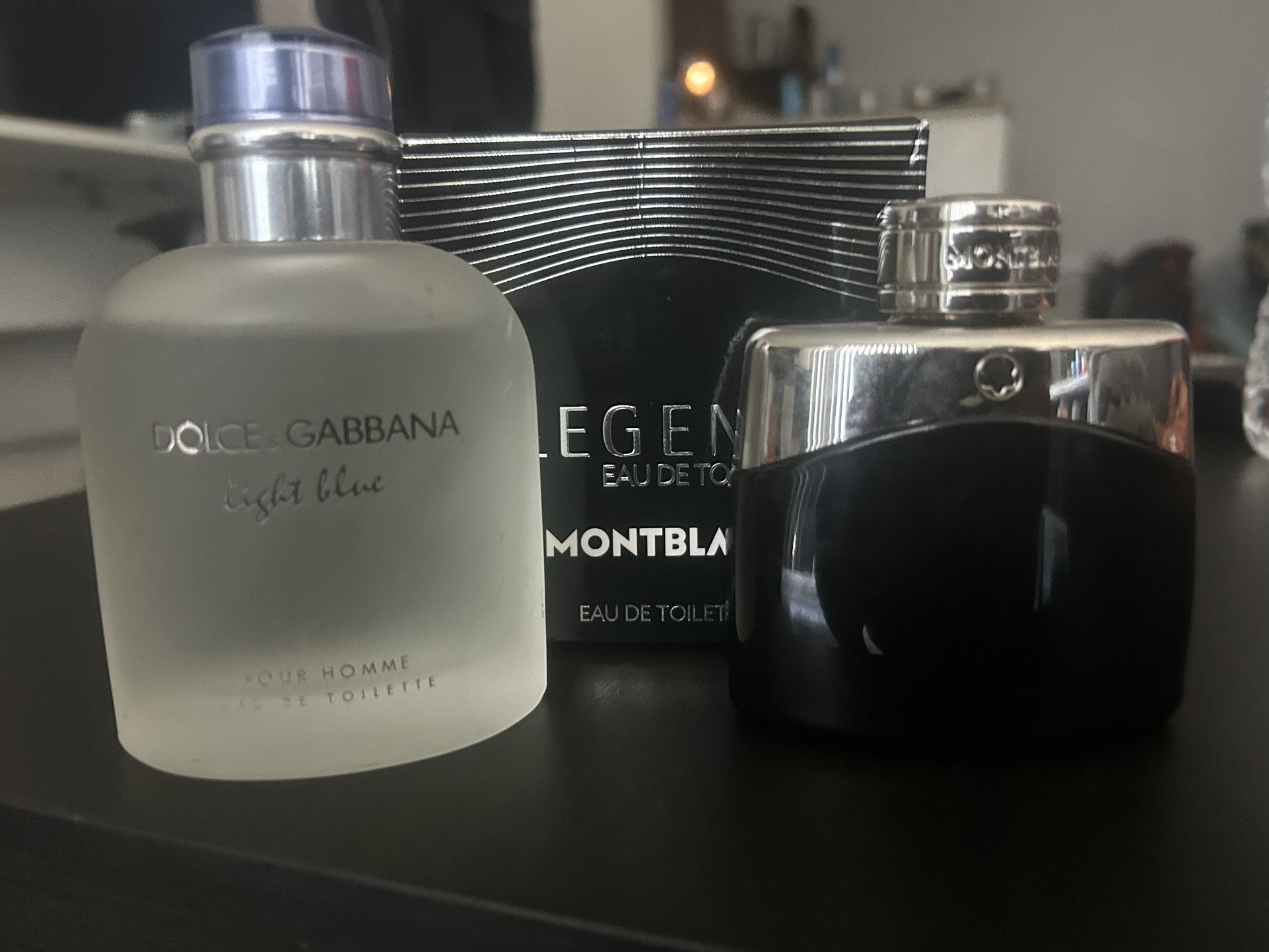 Mont Blanc (Legend)  x Dolce Gabbana  (Light Blue) 