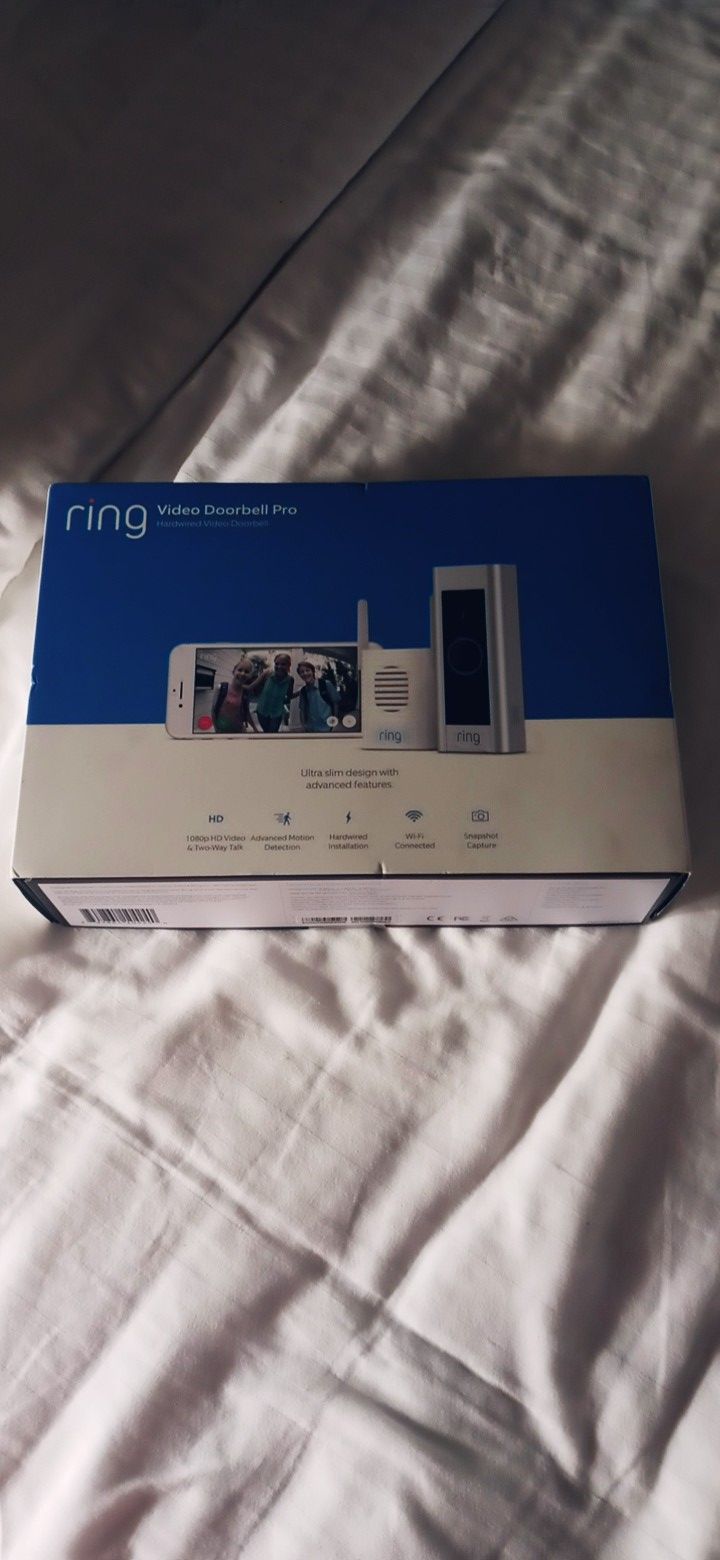 RING video doorbell pro." BRAN NEW"