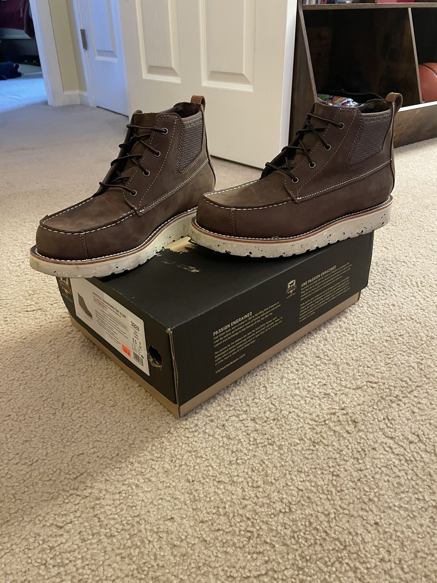 Irish Setter Moc Toe Boots