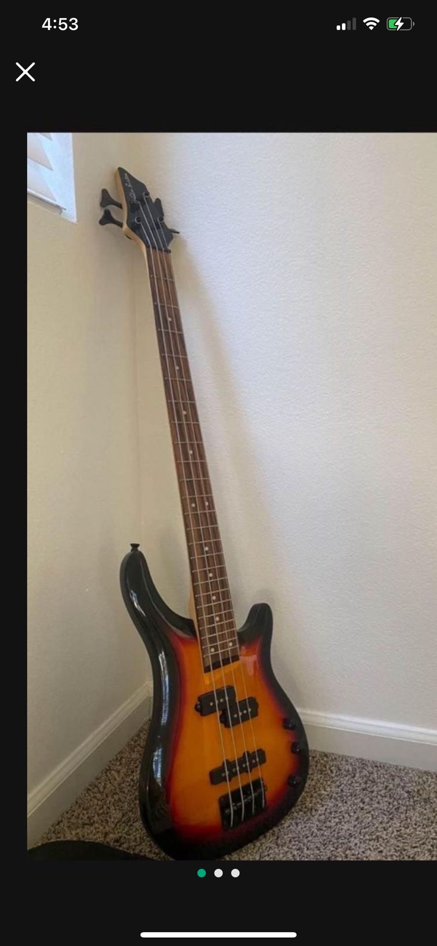 Electric bass guitar 4 string