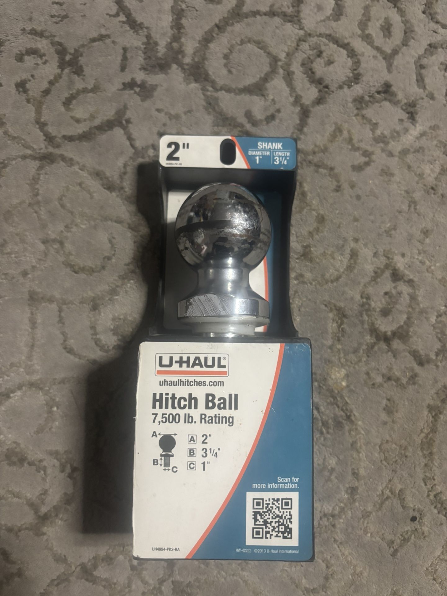 Uhaul 2” Ball