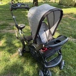 Sit And Stand Double Stroller 