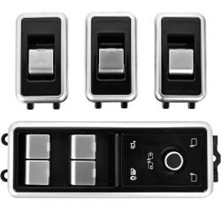 Power Window Lifter Control Switch Button LCD Panel Car Window Lift Switch Kit for Range Rover L494 Vogue Sport L405 Discovery 5
