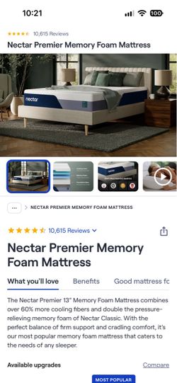 New king nectar premium mattress