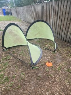 Practice soccer nets