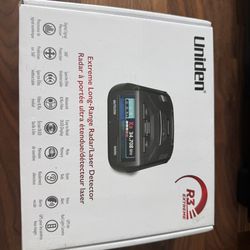 Uniden radar detector r3