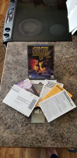 Star Wars: Rebel Assault II-The Hidden Empire PC CD Floppy Disk 1995 Video Game