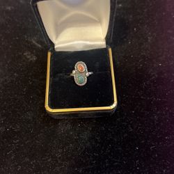 Women’s Turquoise Ring Size 5 Great Mothers Day Gift