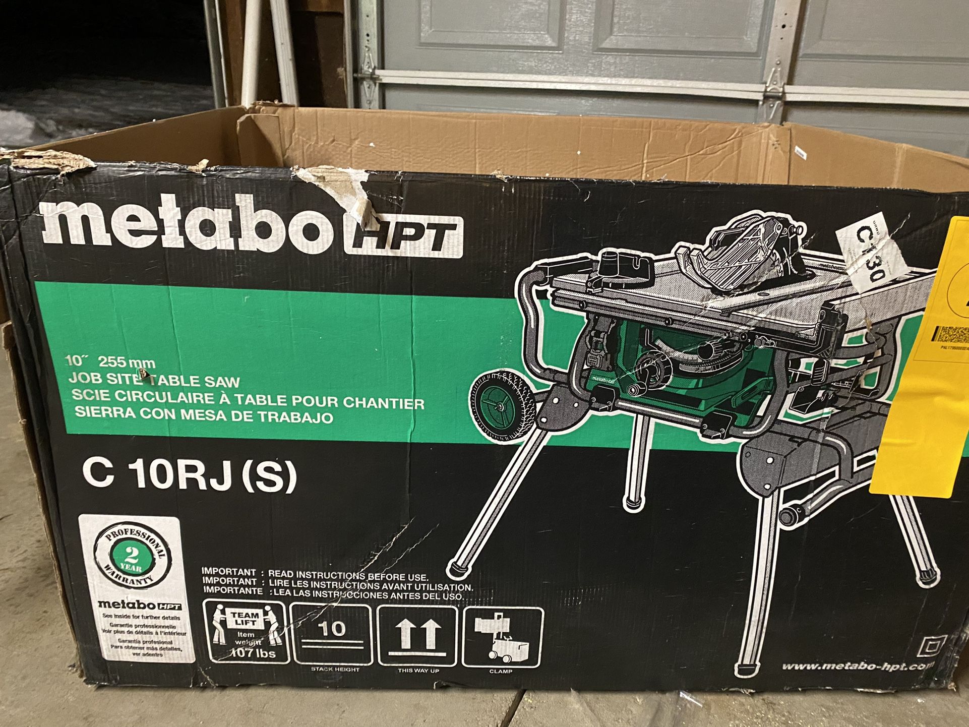 Table Saw Metabo