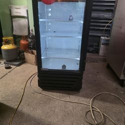Imbrea 12 Cubic Feet Glass Door Commercial Merchandiser Cooler Refrigerator 