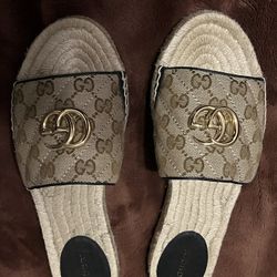 Women s GG matelass canvas espadrille sandal for Sale in