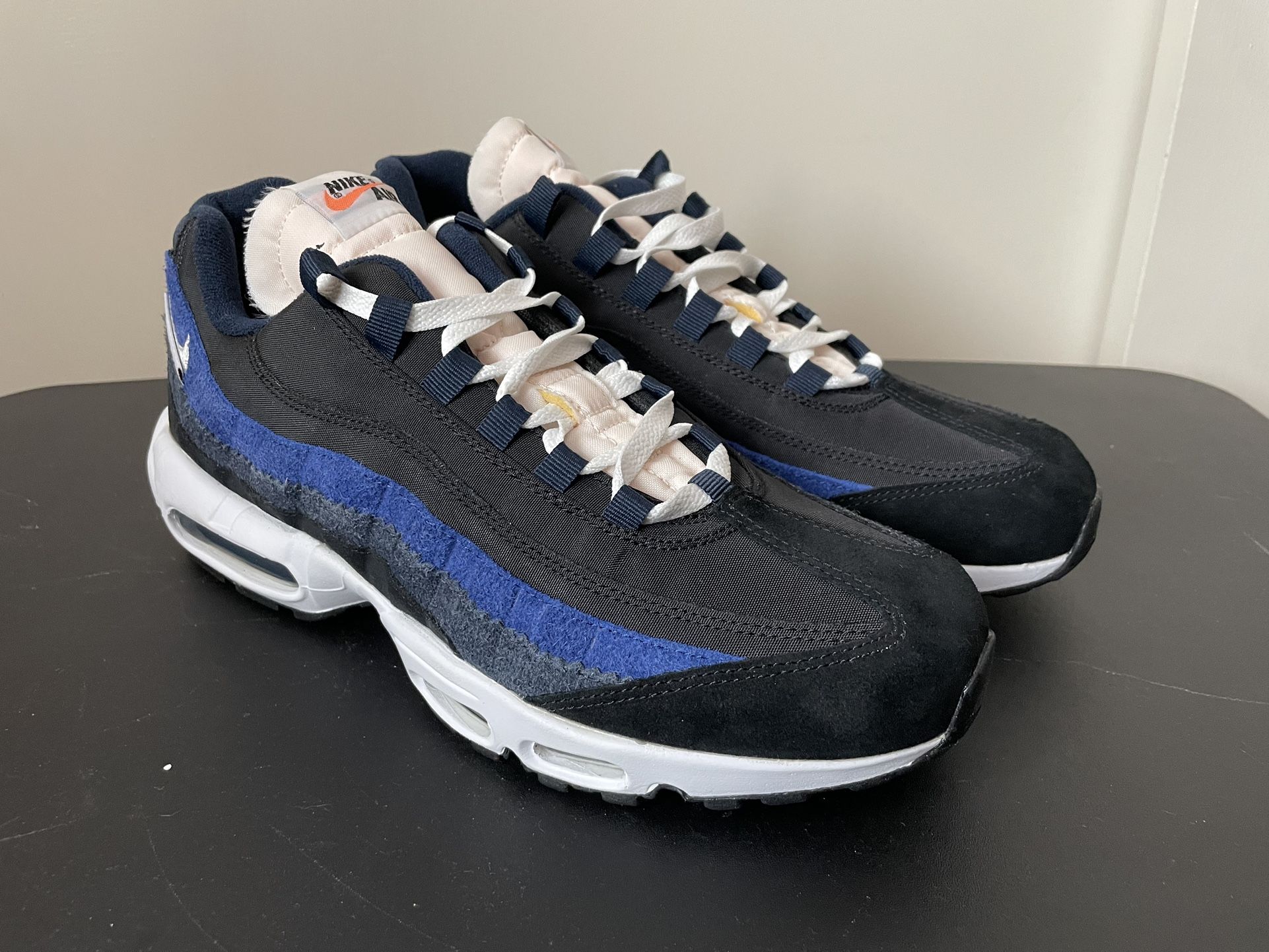 Size Nike Air Max 95 SE Shoes Running Club Black Sail