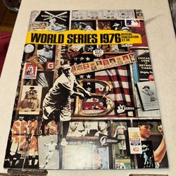 1976 NEW YORK Yankees CINCINNATI REDS Official WORLD SERIES Program ~EX+ 