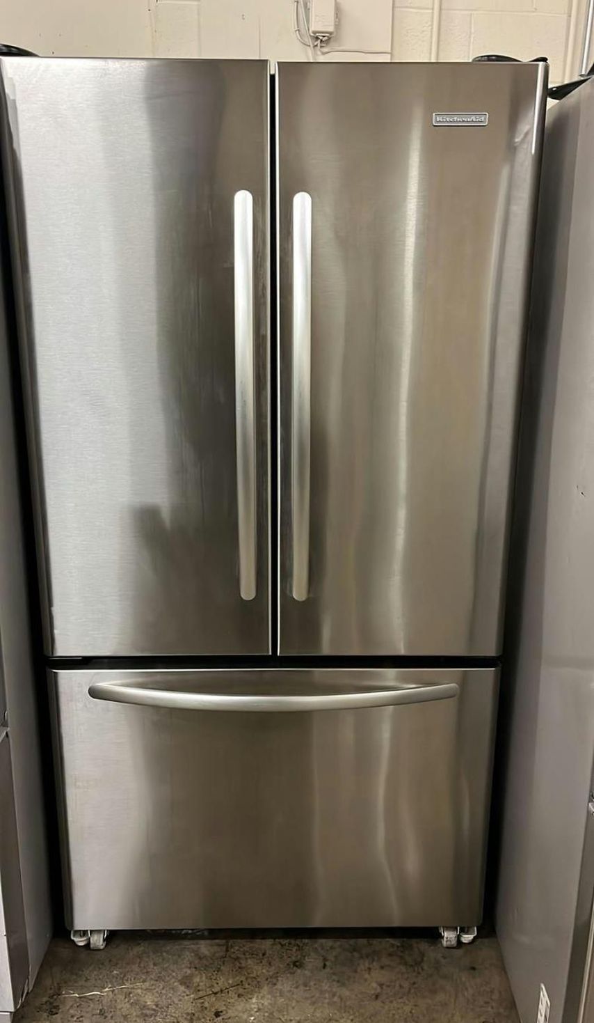 KitchenAid French Door Fridge, Stainless Steel, XL Capacity