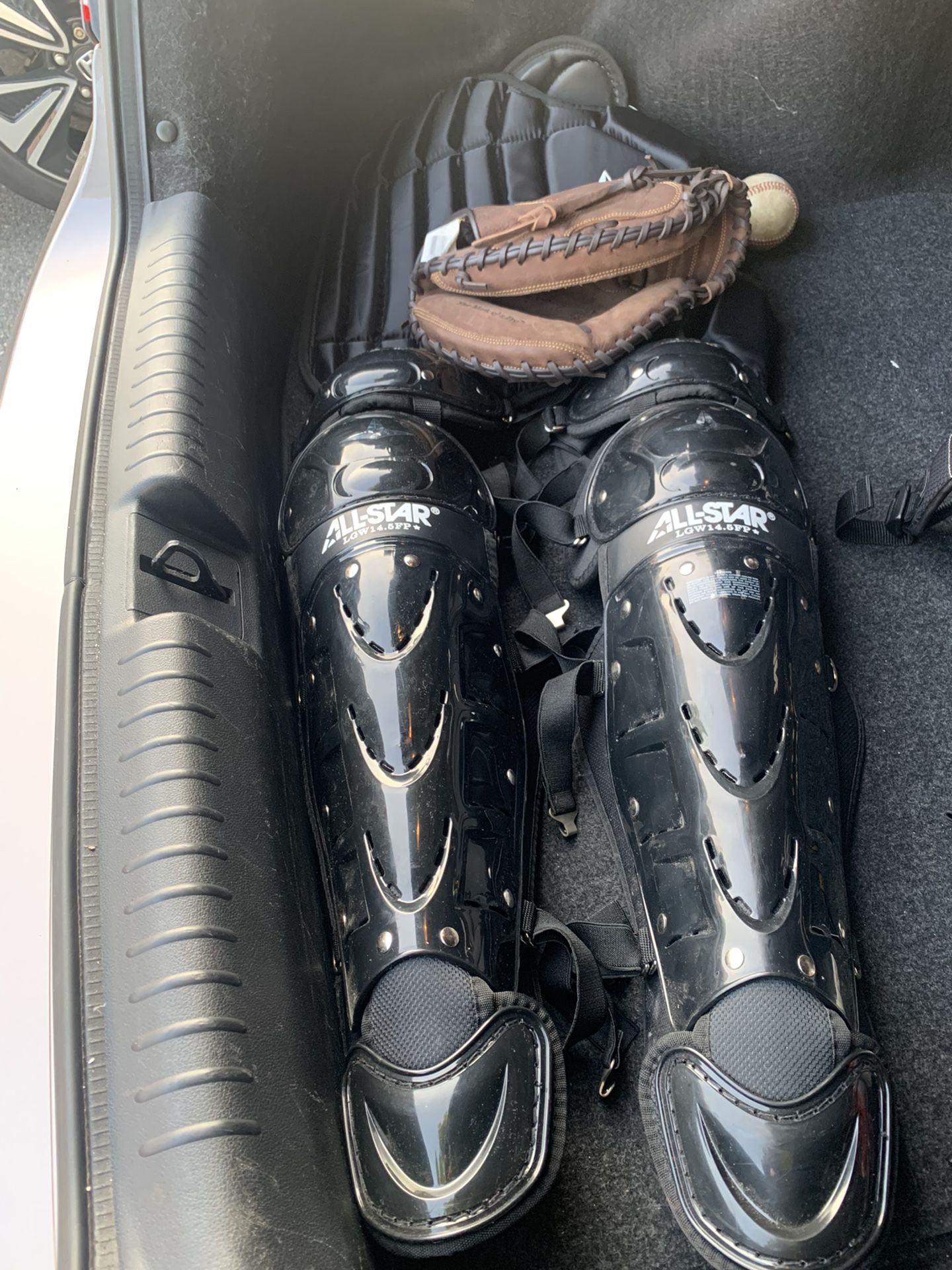 Catchers gear and Glove