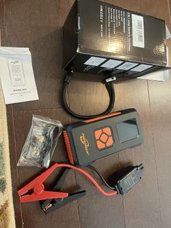 Two In One Tire Inflator And Car Jump Starter