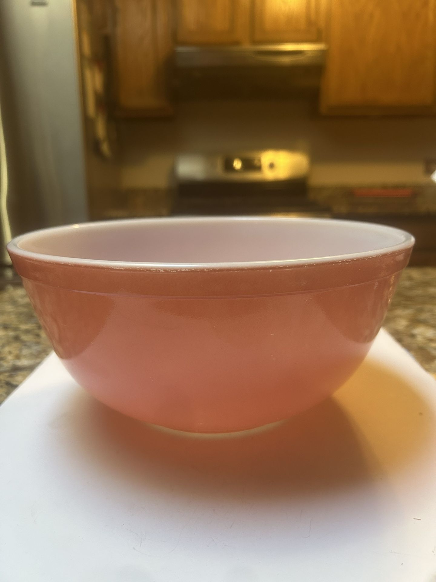 Vintage Pyrex Flamingo Pink 2 1/2 Qt Mixing Bowl (403) P
