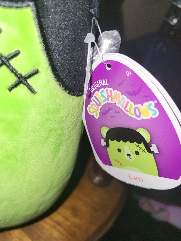Squishmallow 8" Len The Franken-Bear, BNWT