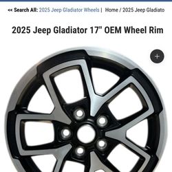 4 Brand 2025 Rubicon Gladiator Wheels
